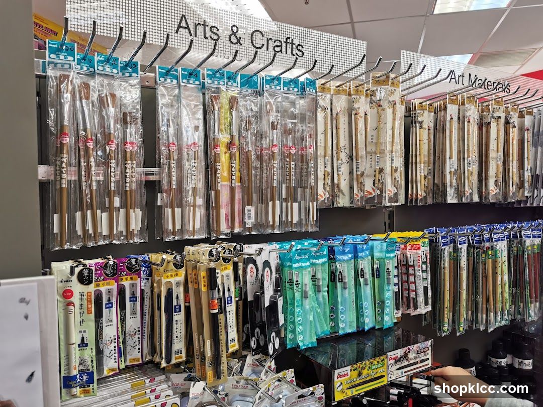 Arts & Crafts Supplies Display