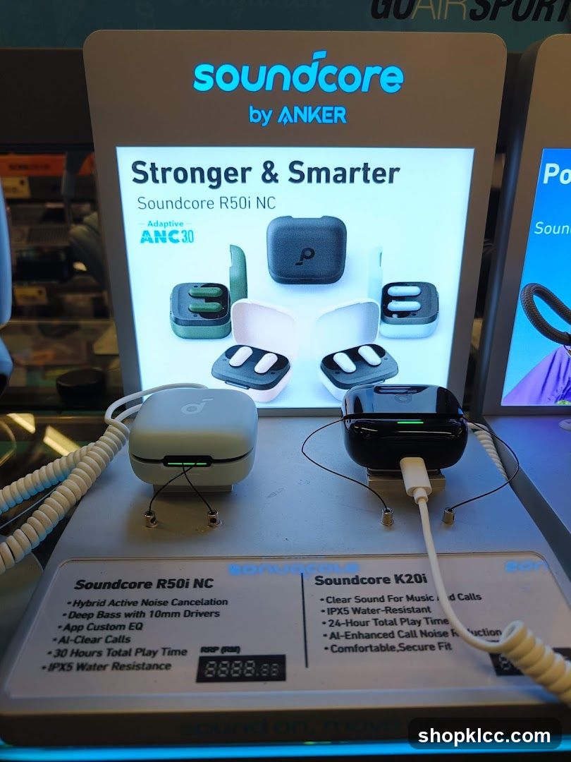 Soundcore Earbuds Display