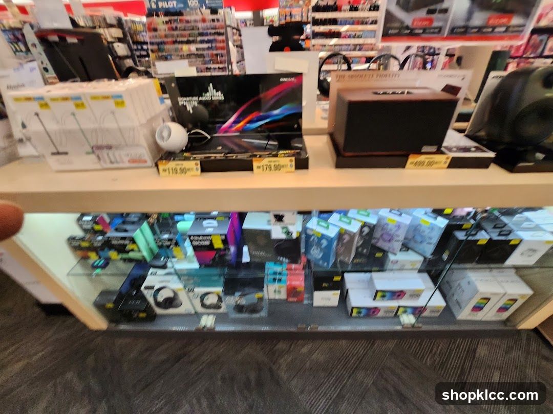 Electronics Store Interior Display