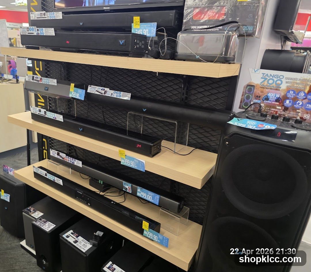 Electronics Store Interior Display