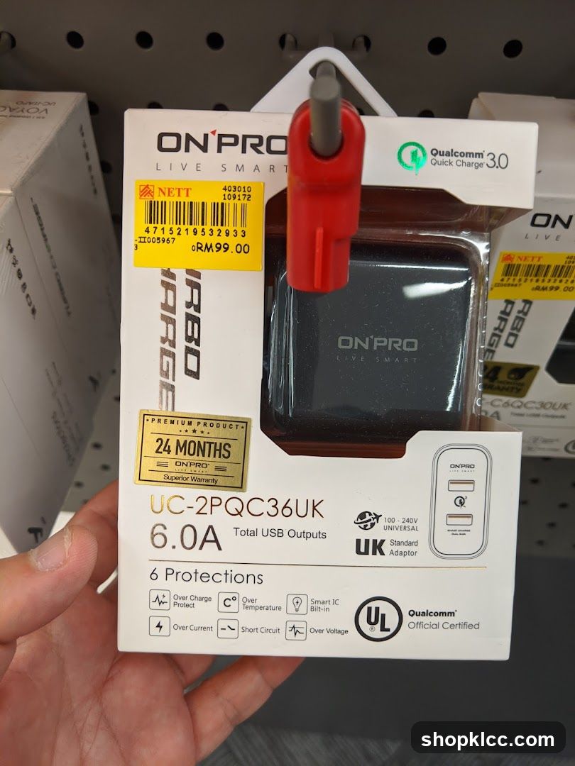 On-Pro Power Adapter Packaging