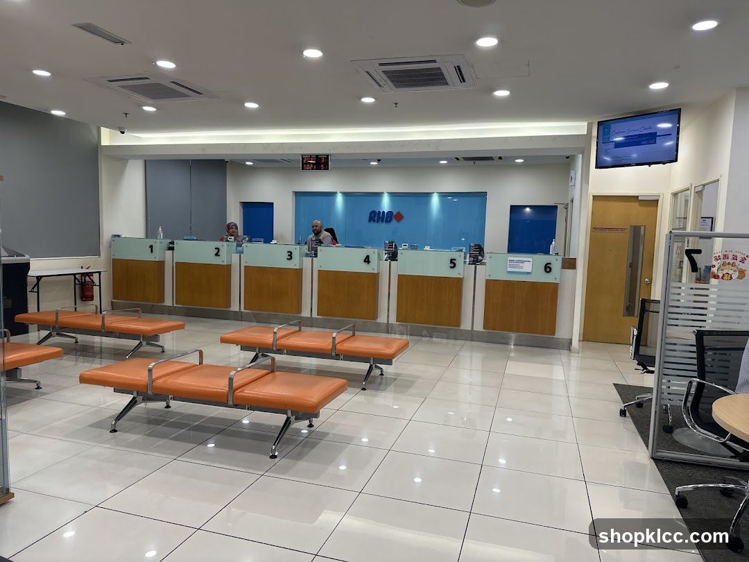 Bank Interior with Waiting Area