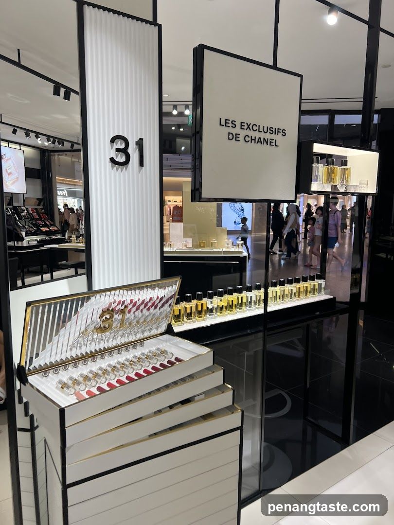 Chanel Cosmetics Display