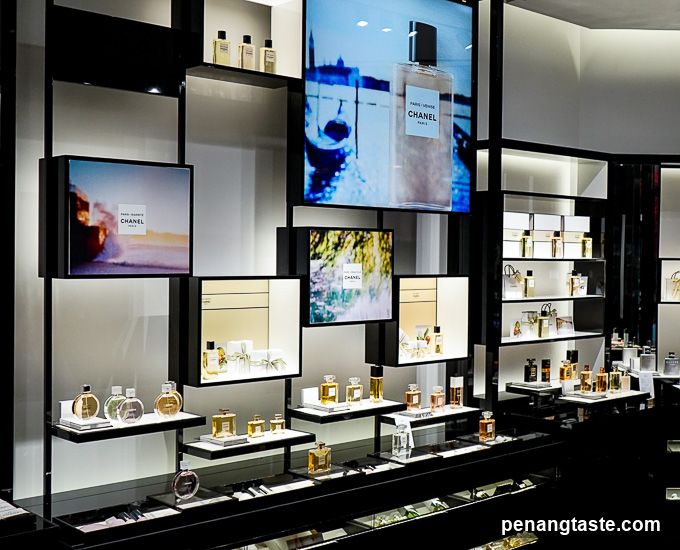 Chanel Perfume Display