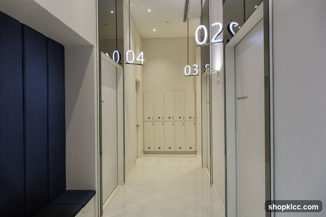 Modern Locker Room Interior