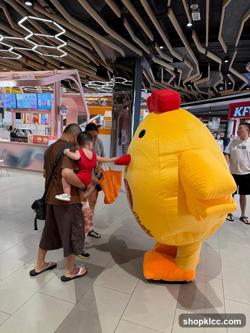 Mascot Interaction in Mall