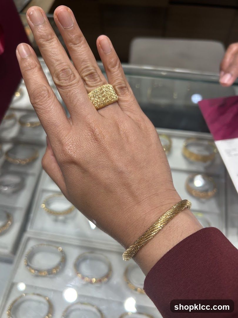 Gold Jewelry Display