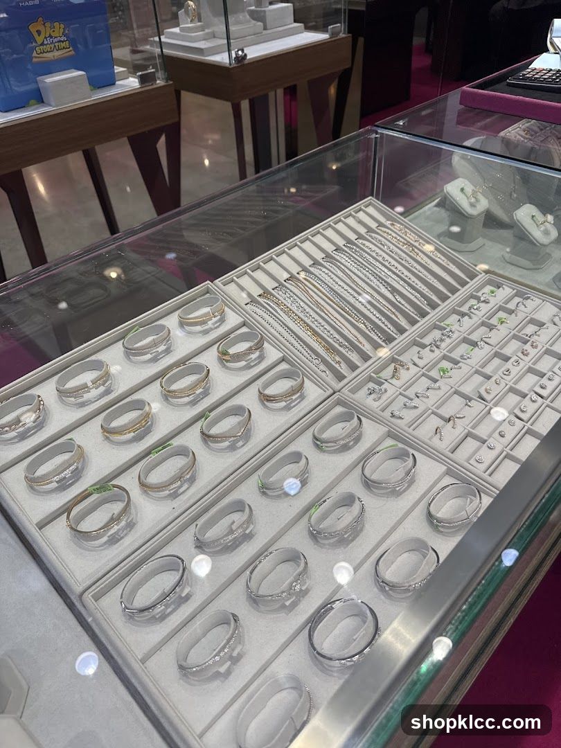 Jewelry Display Case Interior