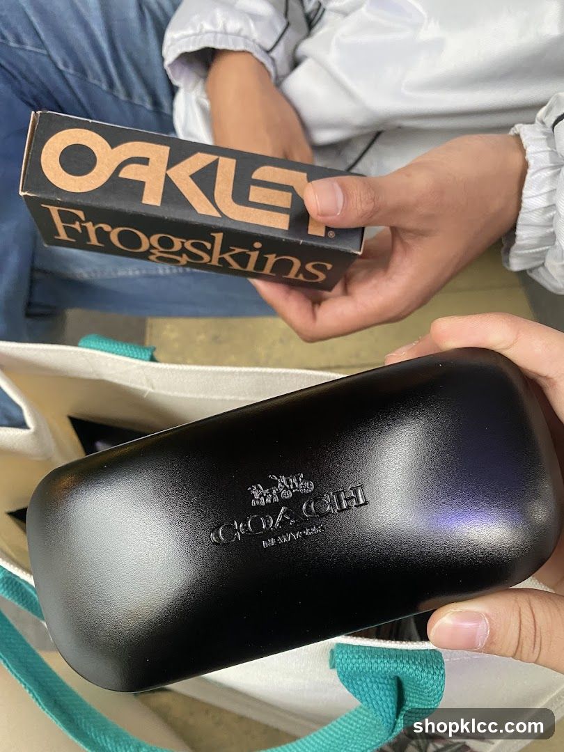 Oakley and Coach Glasses Display