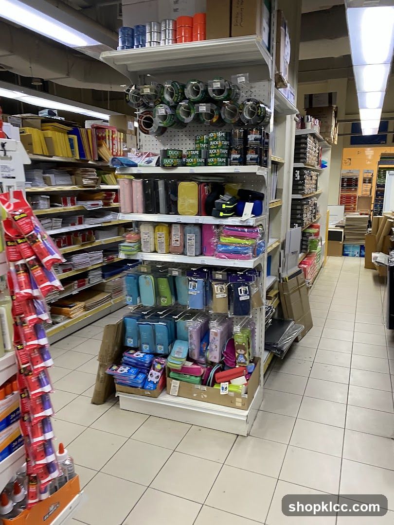 Office Supplies Store Interior