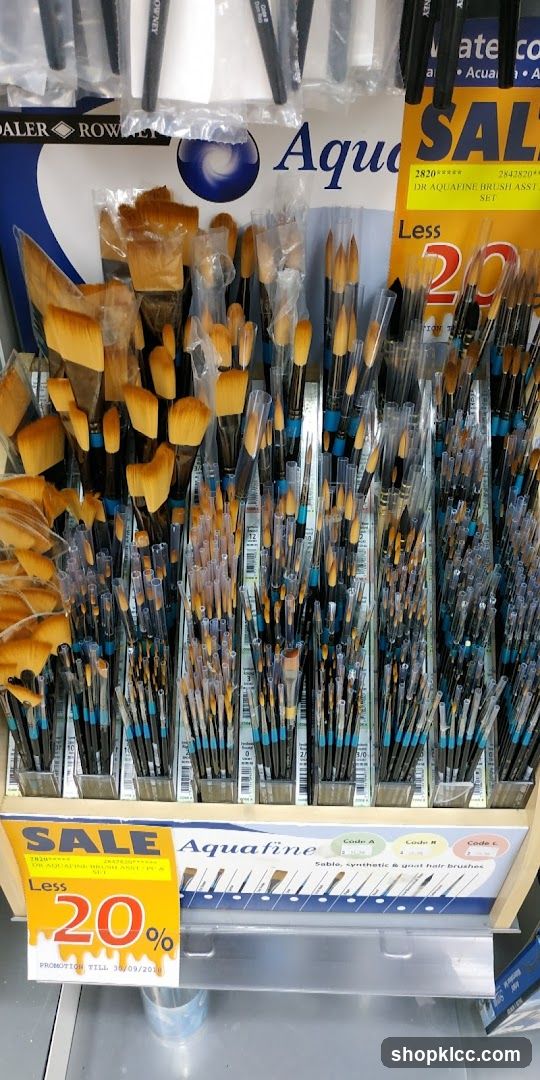 Art Supplies Display