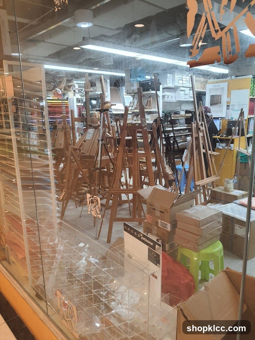 Art Supplies Store Interior View