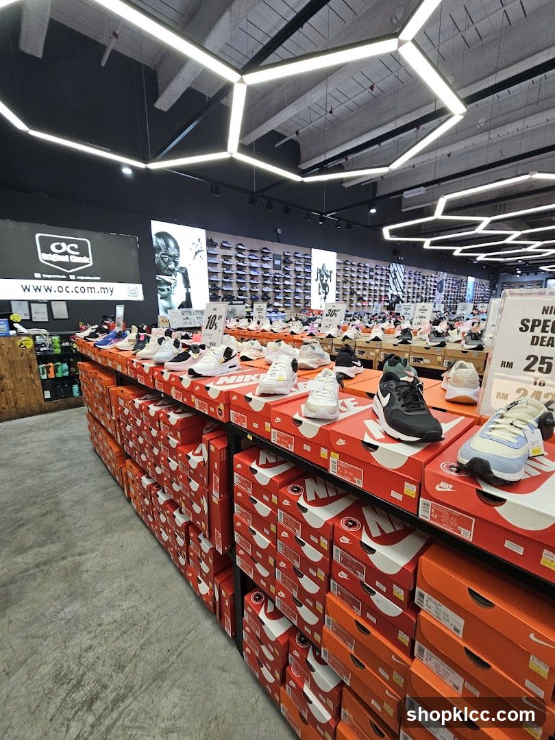 Shoe Store Interior Display