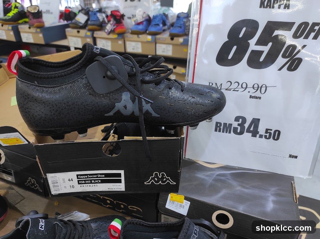 Kappa Soccer Cleans Sale Display