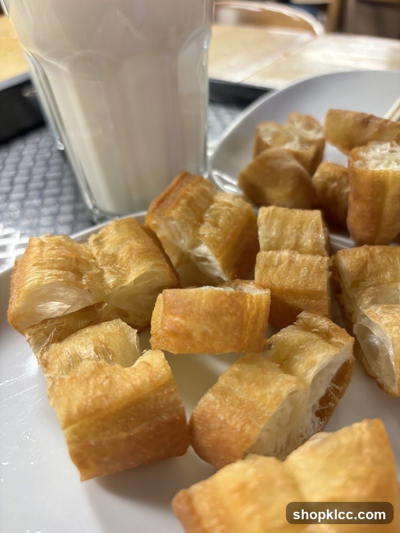 Breakfast with You Tiao and Milk