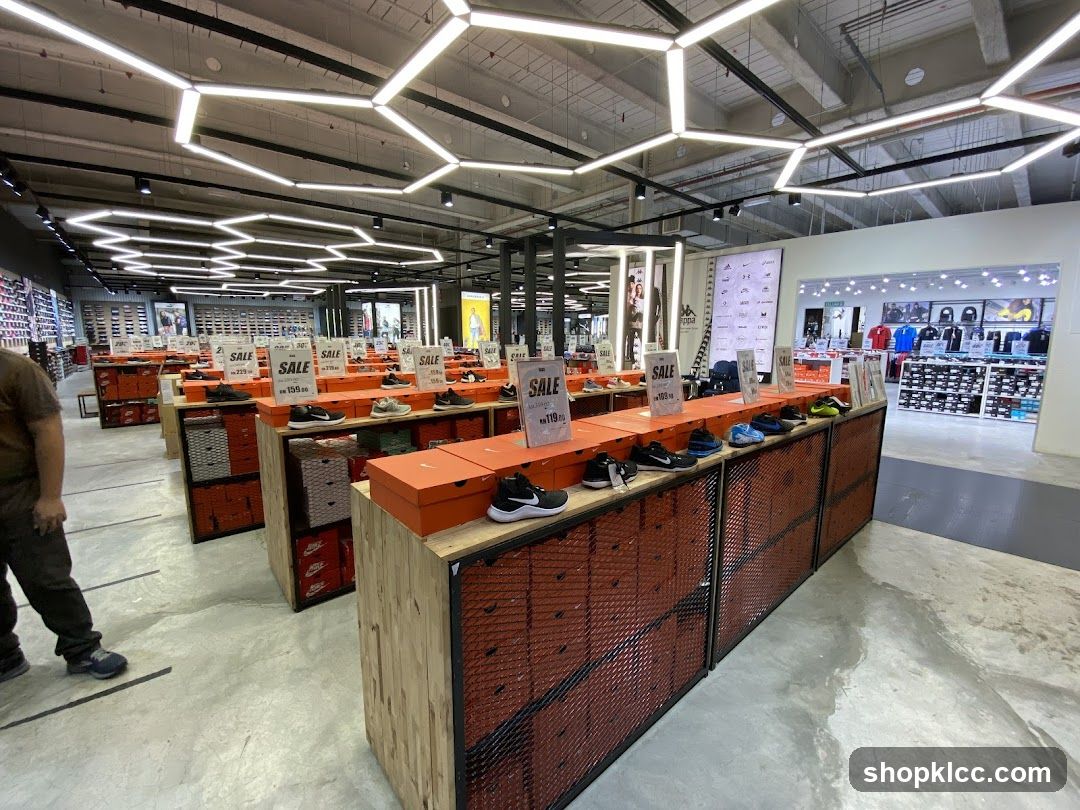 Shoe Store Interior Display