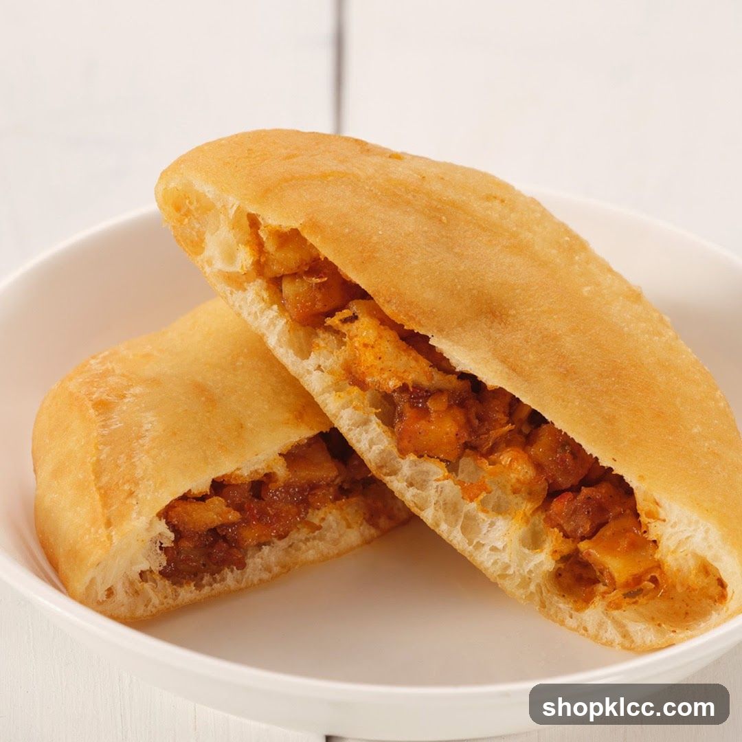Fried Dough Sandwich with Filling
