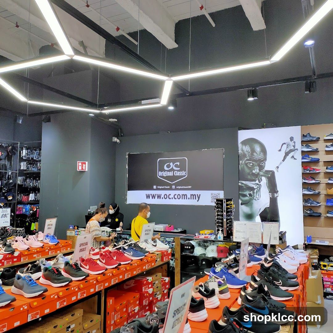 Shoe Store Interior Display