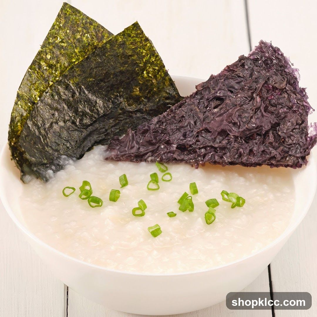 Congee with Nori and Scallions