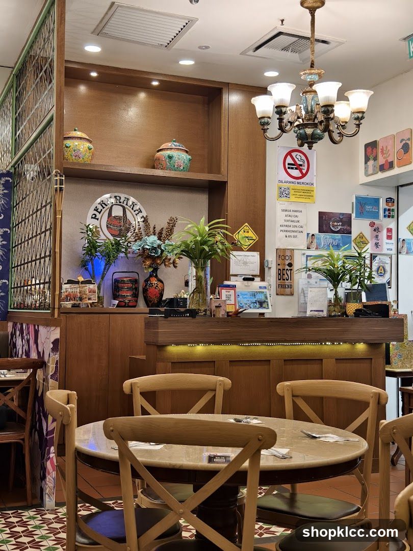 Interior of a restaurant or cafe