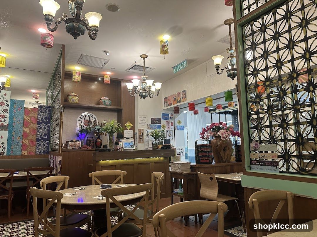 Interior of a cozy restaurant or cafe