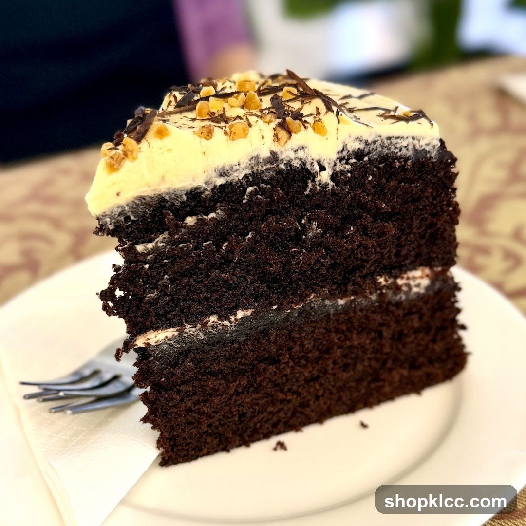 Slice of Chocolate Cake