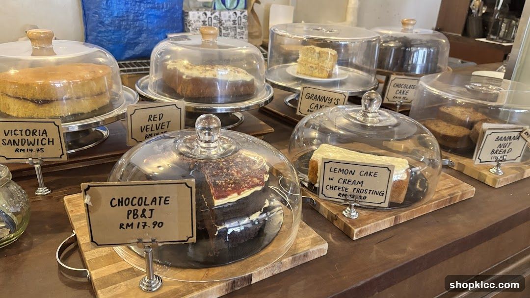 Cakes and Breads Display