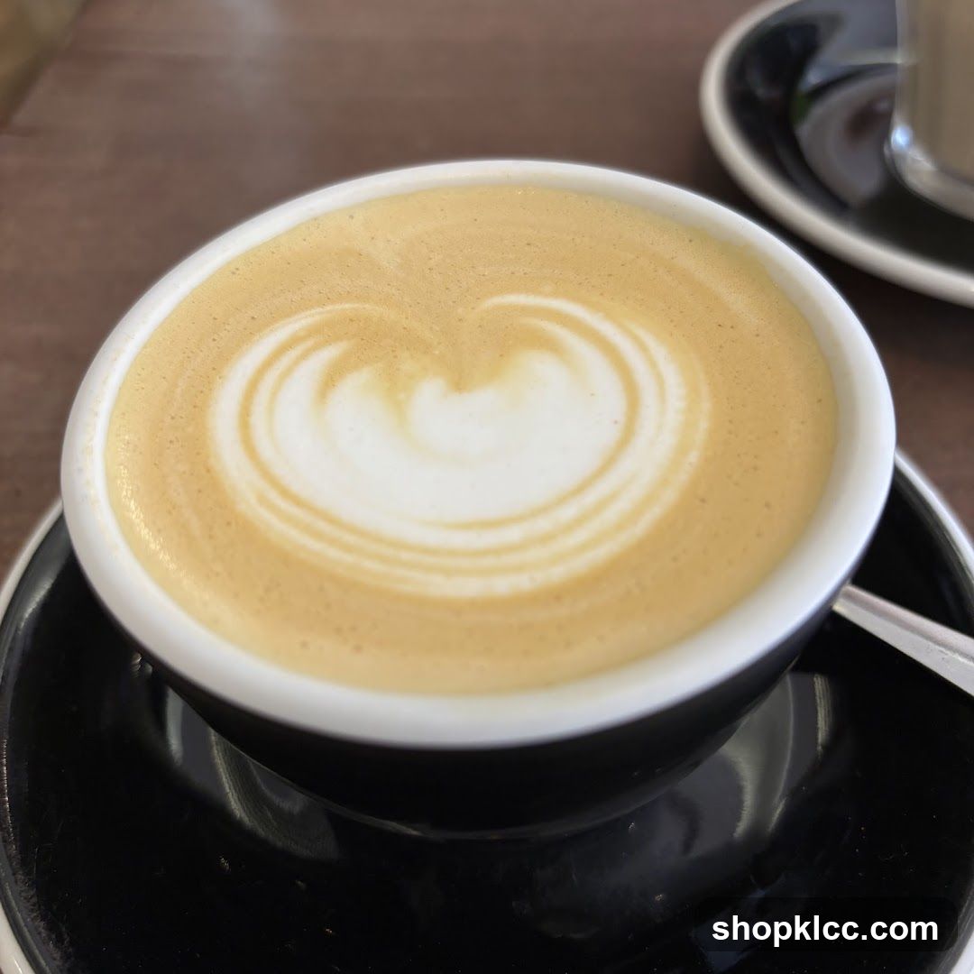 Latte with Heart Art