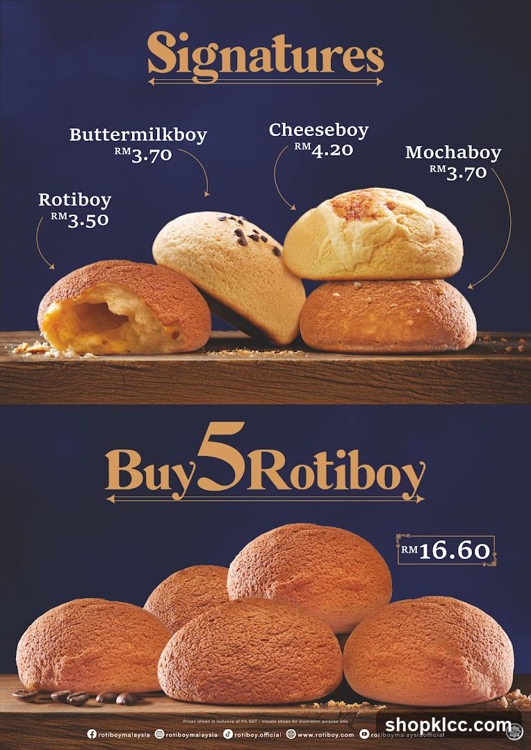 Rotiboy Signatures Menu