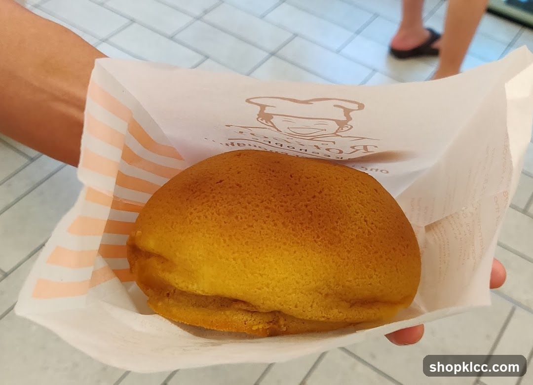 Handheld Bun in Paper Wrapper