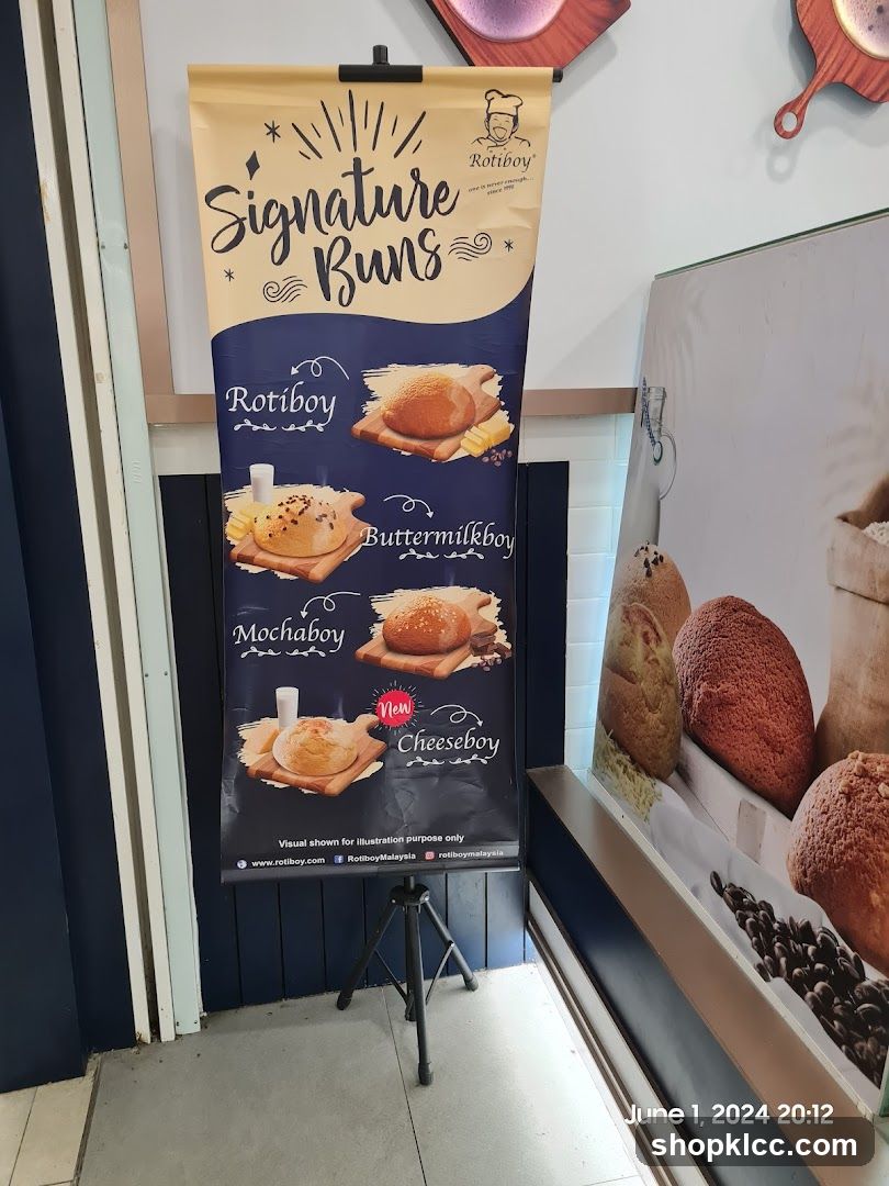 Rotiboy Signature Buns Display