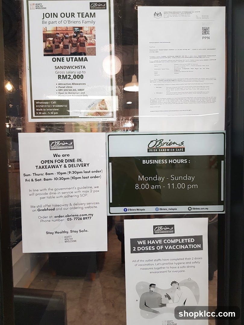O'Brien's Irish Sandwich Cafe Posters