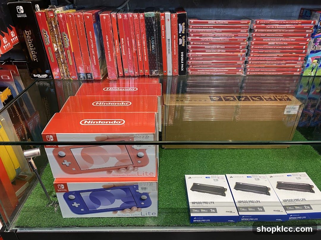 Nintendo Game Store Display
