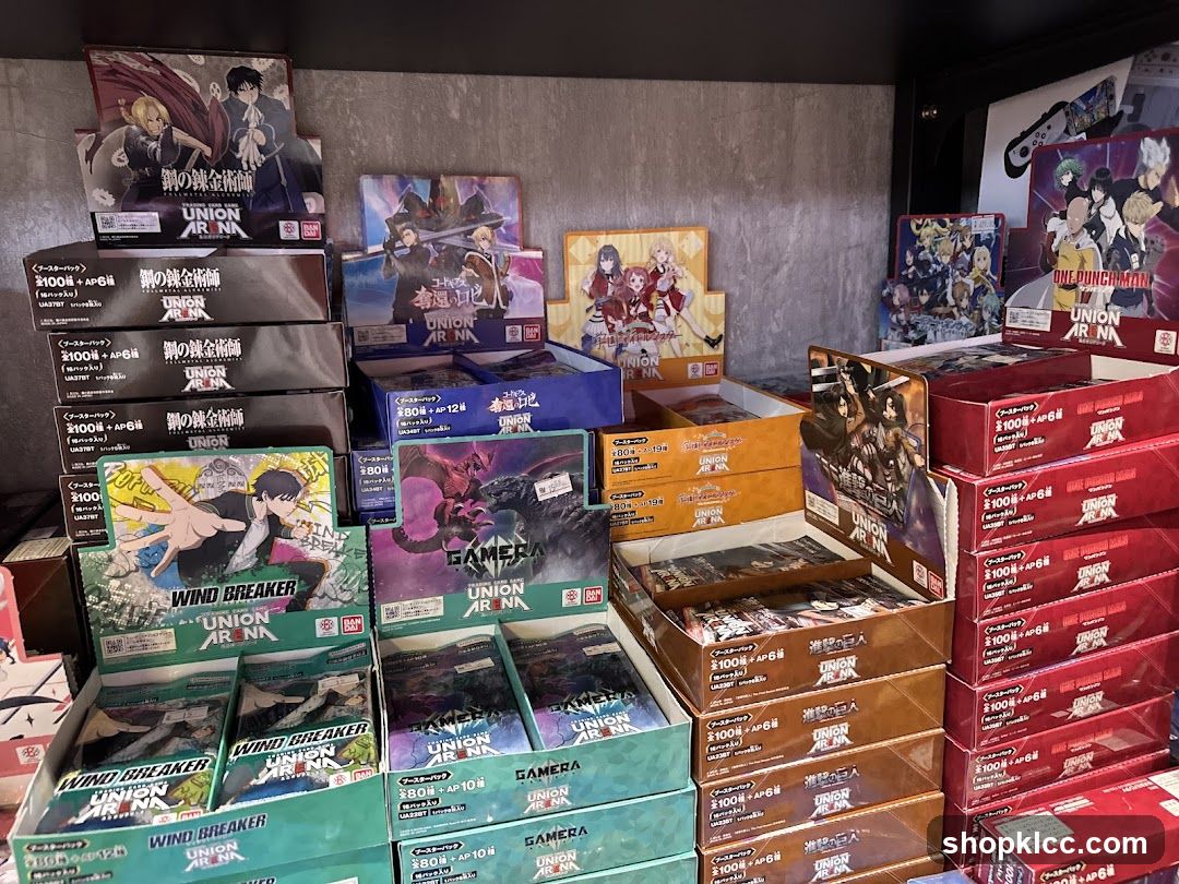 Anime Merchandise Display