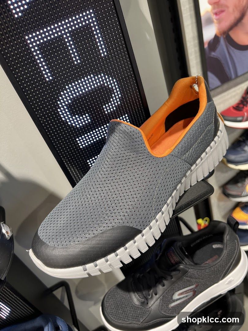 Skechers Slip-On Shoe Display