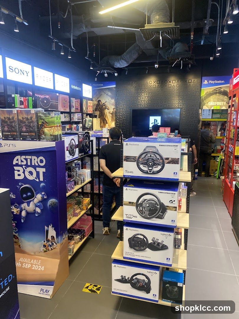 Electronics Store Interior Display