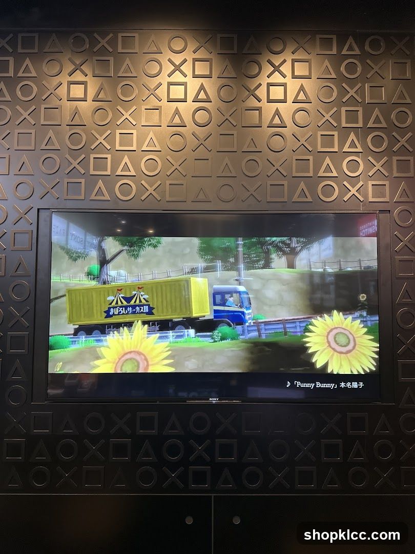 TV Screen Displaying Game Scene