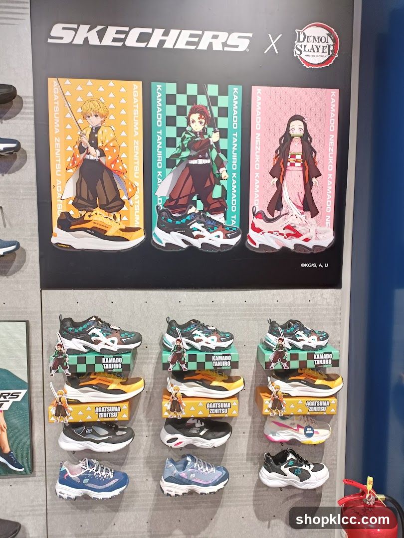 Skechers x Demon Slayer Collaboration Display