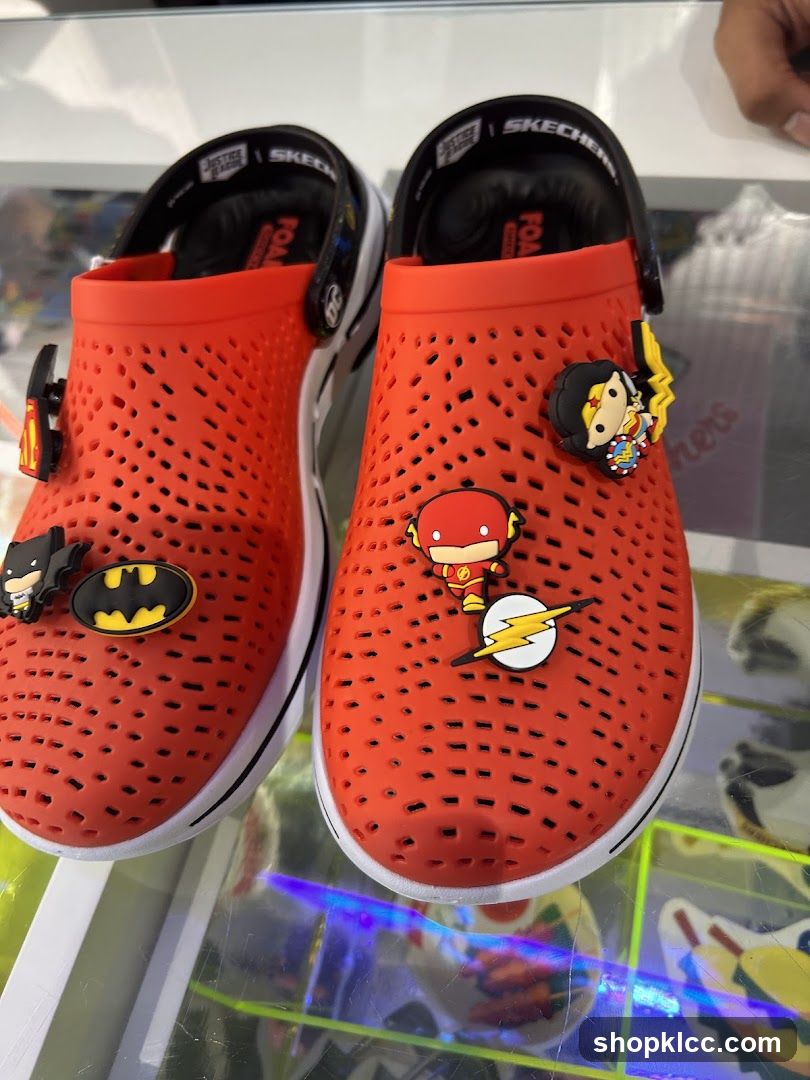 Skechers Crocs with DC Comics Charms
