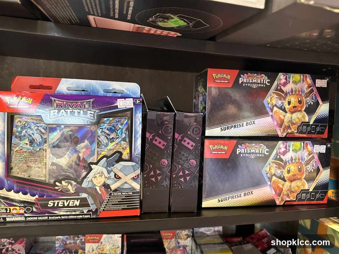 Pokemon Trading Card Game Merchandise Display