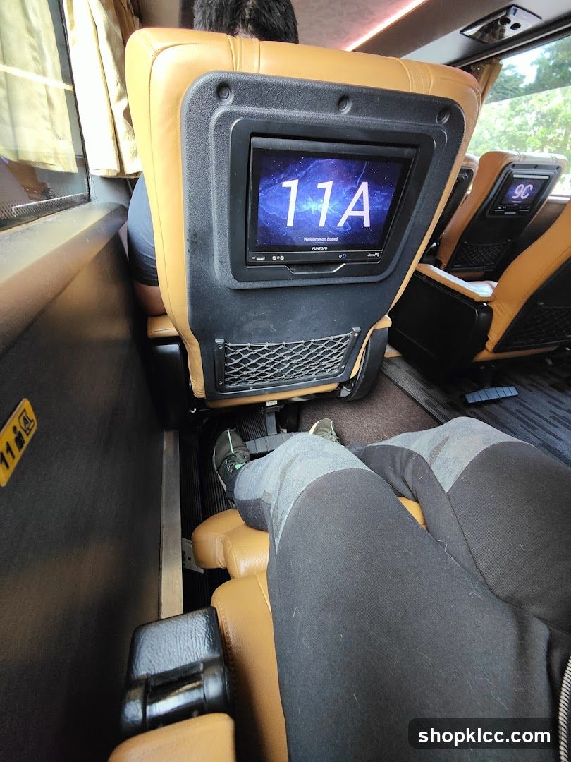 Luxury Bus Interior View