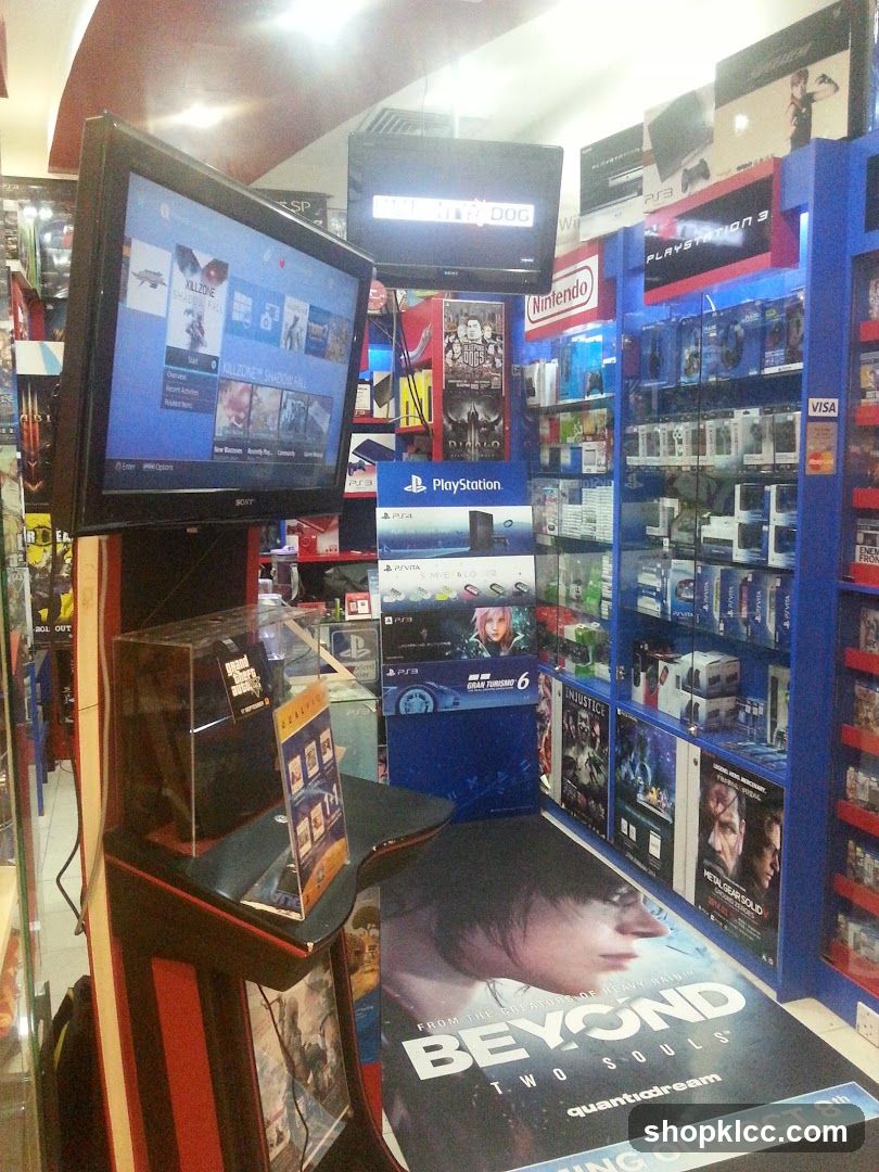 Video Game Store Interior Display