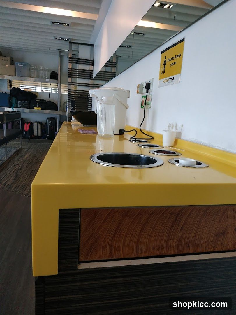 Yellow Kitchen Counter Interior