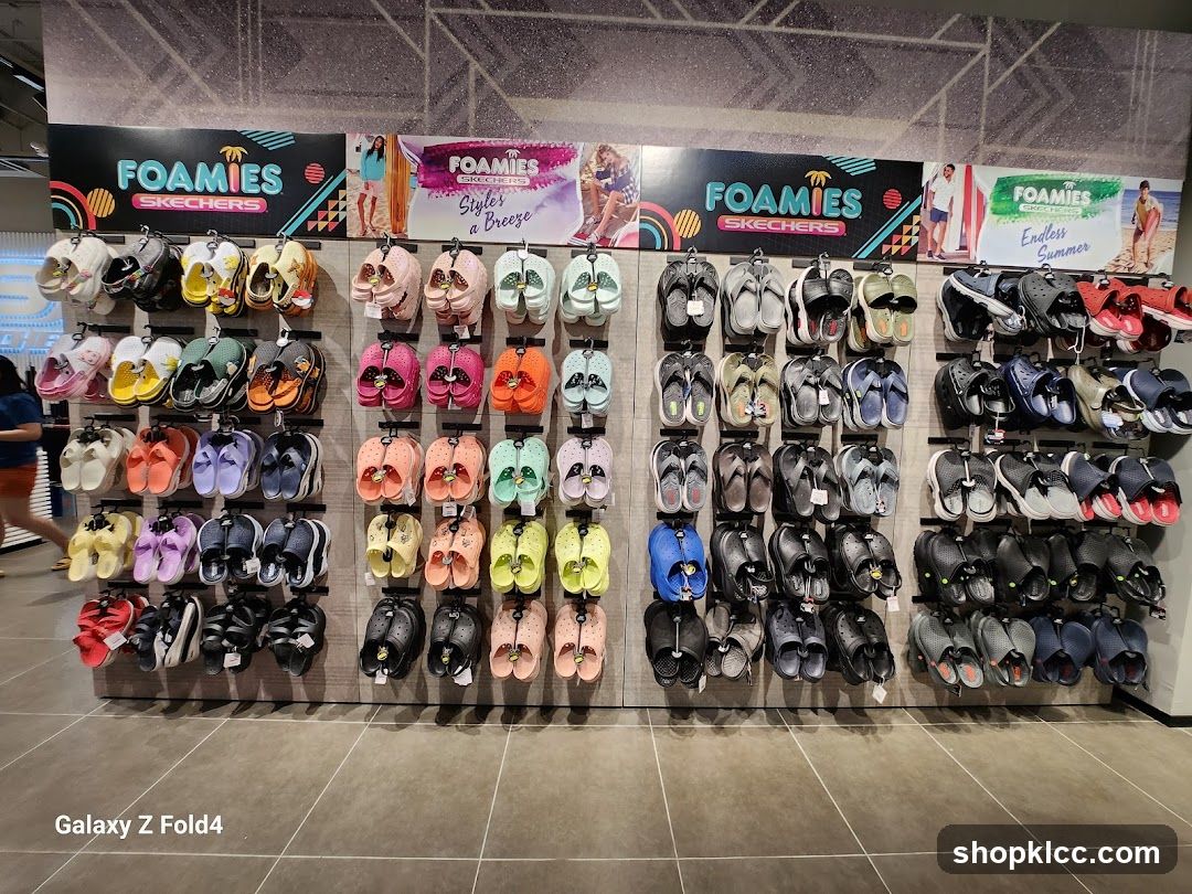 Skechers Foamies Display Wall