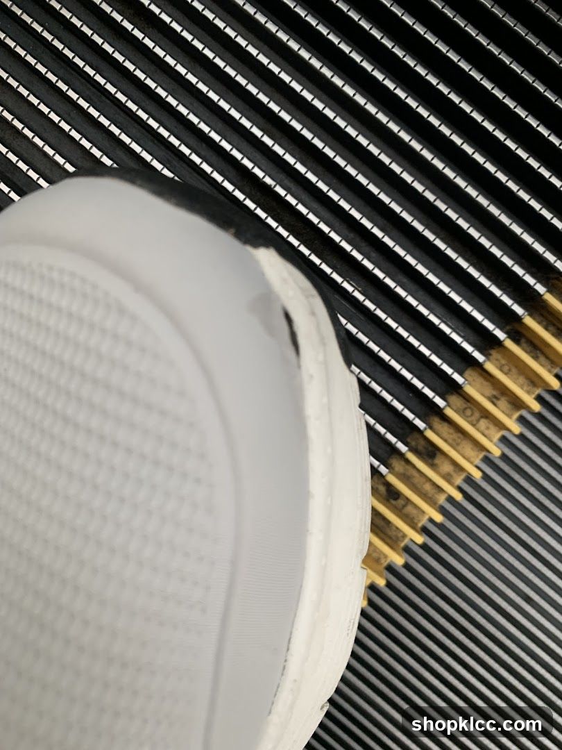 Shoe Sole on Metal Grating