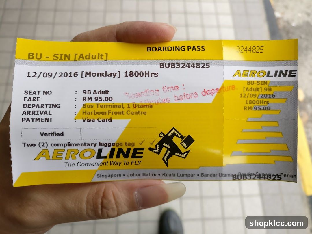 Aeroline Boarding Pass
