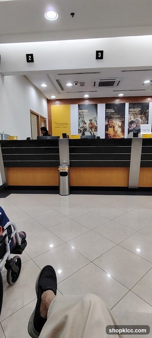 Reception Area with Posters and Wheelchair