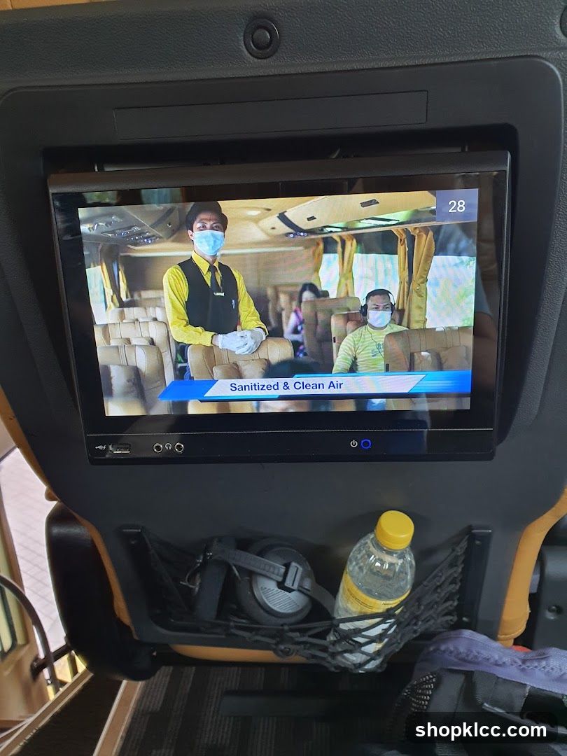 Bus Interior Screen Display