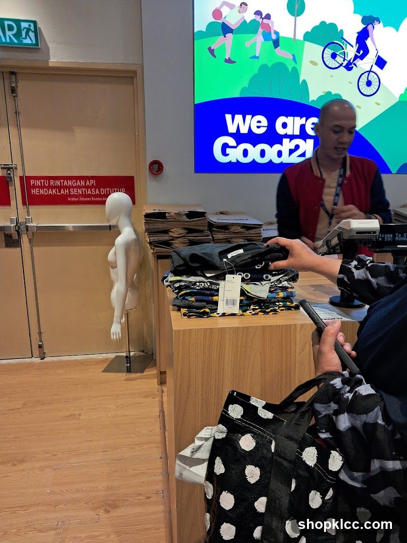 Store Interior with Checkout and Display
