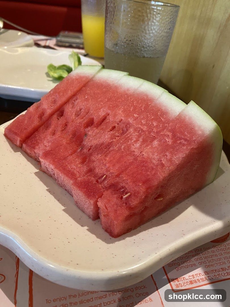 Watermelon Slices on a Plate